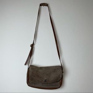 Authentic BORBONESE SUEDE Shoulder Women’s bag